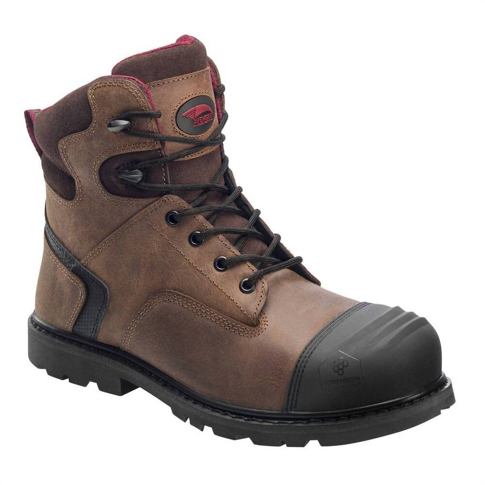 NEW AVENGER men's 7542 composite toe work boot in brown